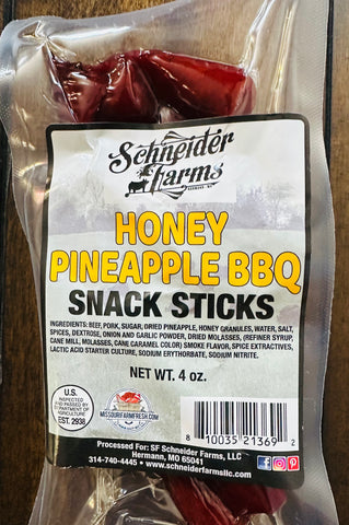 Honey Pineapple BBQ Snack Stick Ends