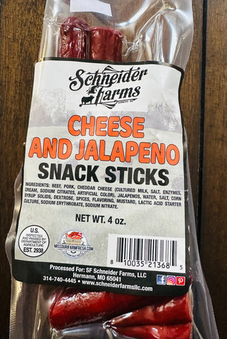 Cheese and Jalapeño Snack Stick Ends